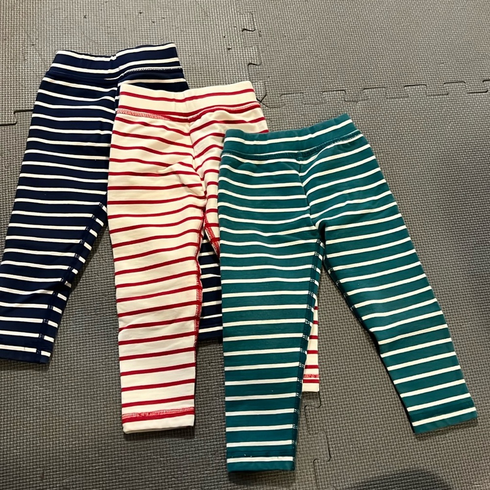 Hanna Andersson Striped Pants. Size 2T. Excellent condition.